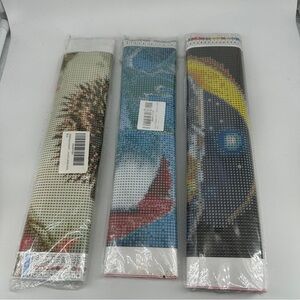 Colorful Diamond Painting Kits, (3 Kits)